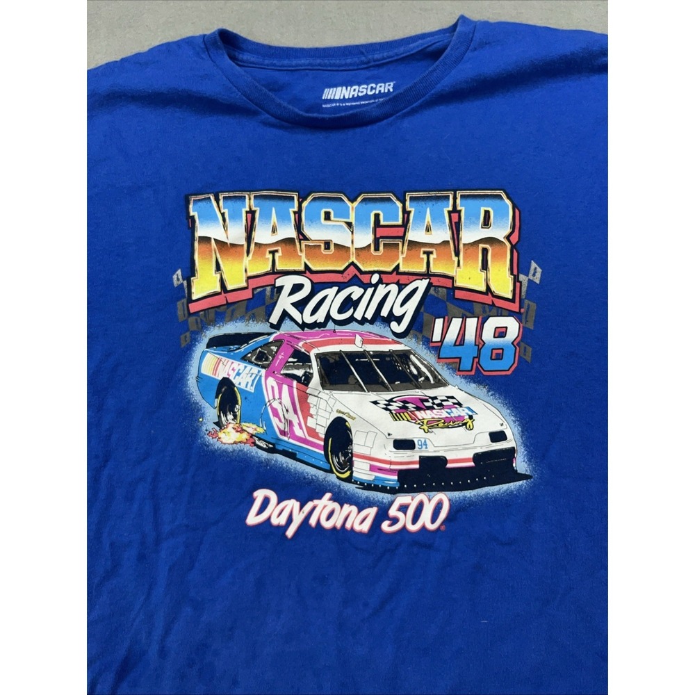 Nascar Mens SS Graphic Tee Royal Size 2XL - Picture 5 of 6